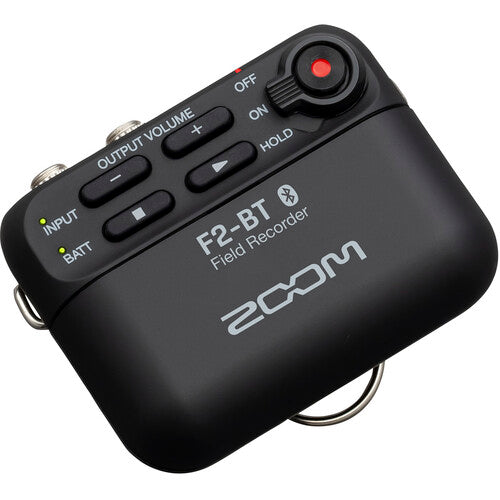 Zoom F2-BT Field Recorder with Lavalier Microphone and Bluetooth Control - Black (F2BT / F2) *0% INSTALLMENT* - Music Bliss Malaysia