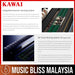 Kawai K500-ATX4 Hybrid Upright Piano - Ebony Polish *Made in Japan* - Music Bliss Malaysia