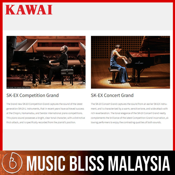 Kawai CA701 88-key Digital Piano - White - Music Bliss Malaysia