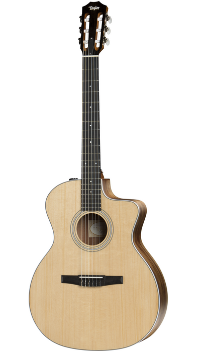 Taylor 214ce-N Nylon Acoustic-Electric Guitar with Bag - Natural (214ceN / 214ce N) *Crazy Sales Promotion* - Music Bliss Malaysia