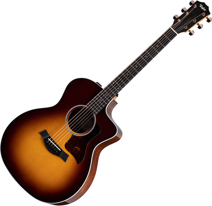 Taylor 214ce-SB DLX Acoustic-Electric Guitar - Tobacco Sunburst *Special Store Promo* - Music Bliss Malaysia