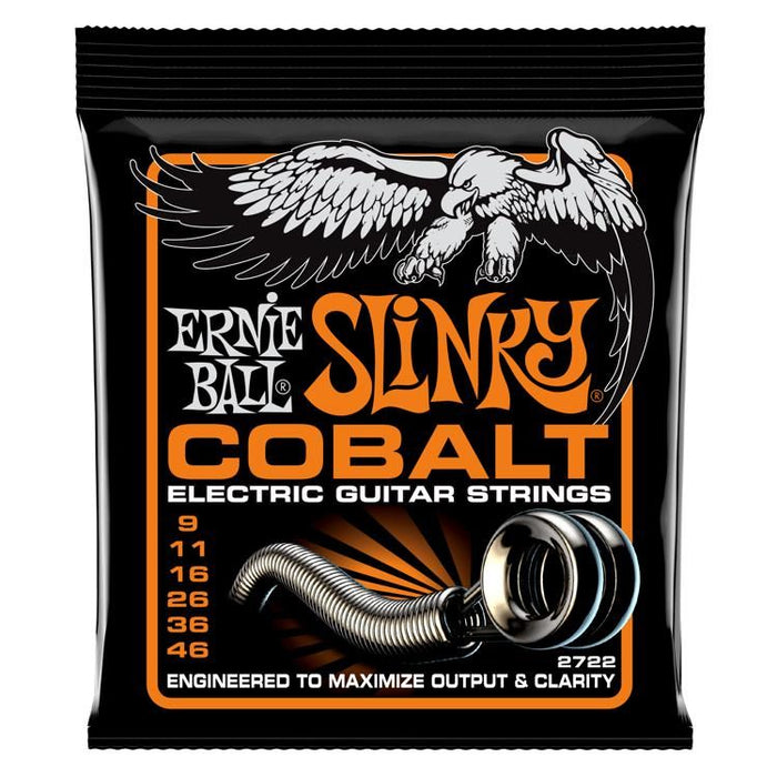 Ernie Ball 2722 Hybrid Slinky Cobalt Electric Guitar Strings (9-46) - Music Bliss Malaysia