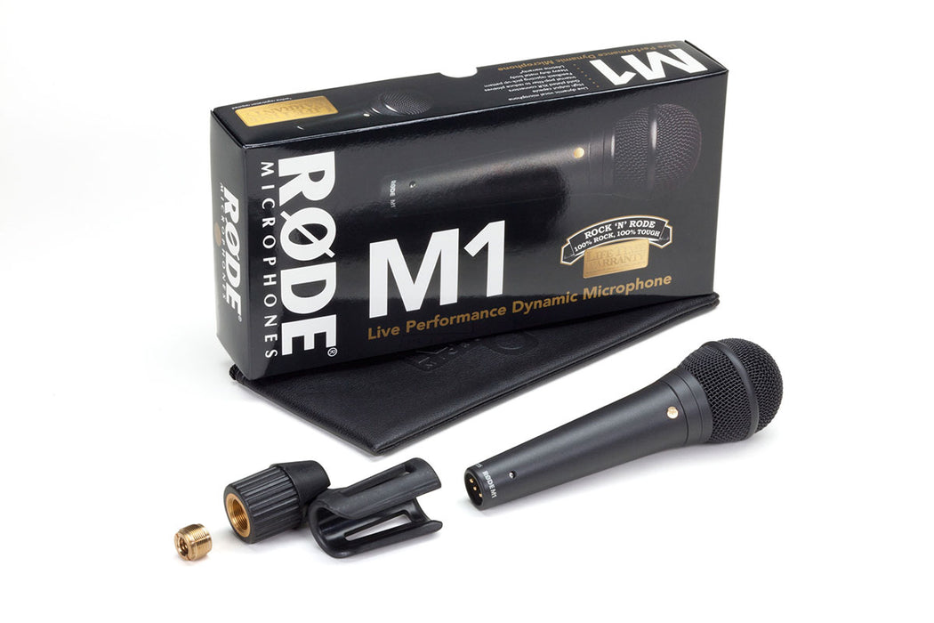 Rode M1 Live Dynamic Vocal Microphone (M-1) Lifetime Warranty [Made in Australia] *Everyday Low Prices Promotion* - Music Bliss Malaysia