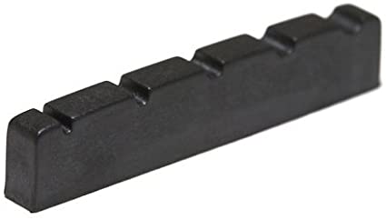 Graph Tech PT-1400-00 Black TUSQ XL Slotted 5-string Bass Nut (PT140000) - Music Bliss Malaysia