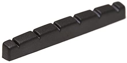 Graph Tech PT-5042-00 Black TUSQ XL Strat-style 42mm Flat Bottom Guitar Nut (PT504200) - Music Bliss Malaysia