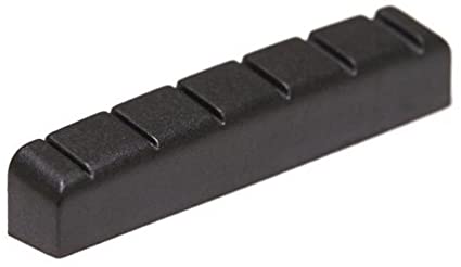 Graph Tech PT-6642-00 Black TUSQ XL 6-string Electric Guitar Nut - 42mm x 6mm (PT664200) - Music Bliss Malaysia