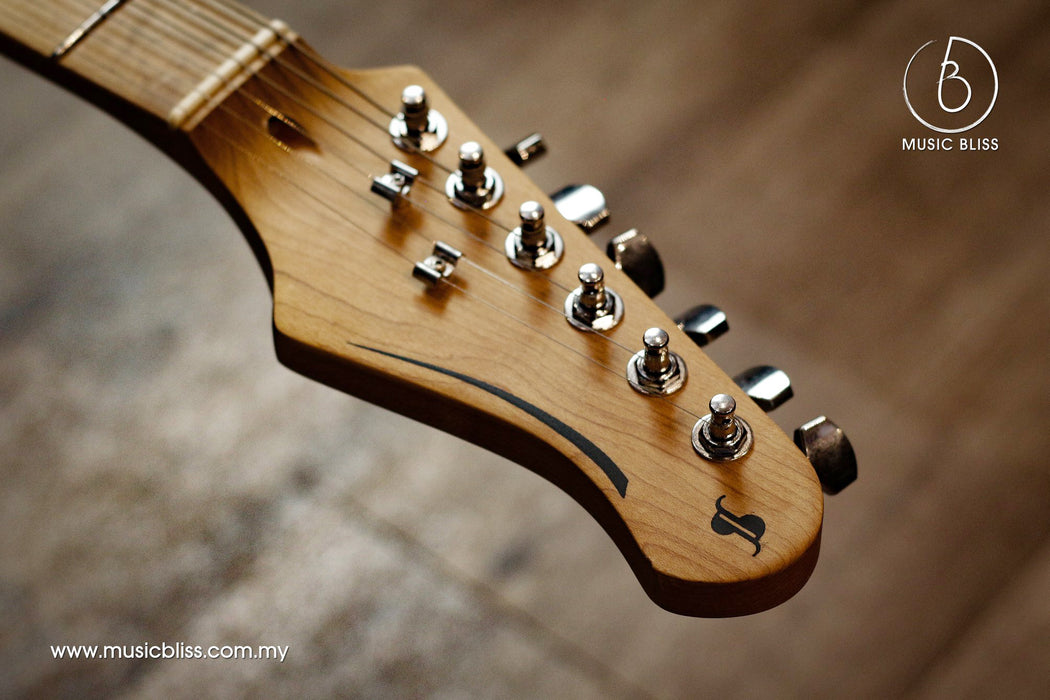 Stagg Telecaster Best Beginner Electric Guitar - Natural with Joyo MA-10E Electric Guitar Amp Package - Music Bliss Malaysia