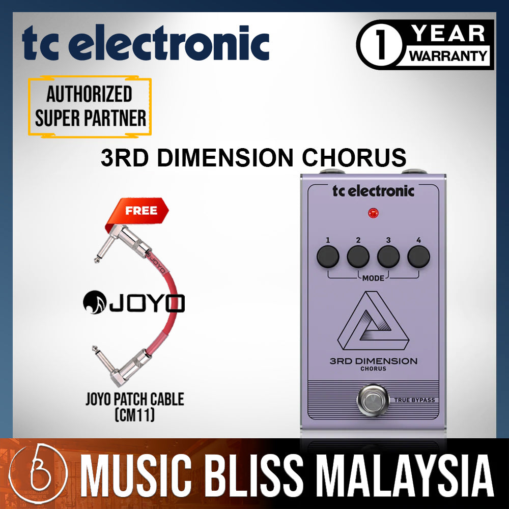TC Electronic 3rd Dimension Chorus Guitar Effects Pedal