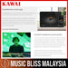 Kawai K700-ATX4 Hybrid Upright Piano - Ebony Polish *Made in Japan* - Music Bliss Malaysia