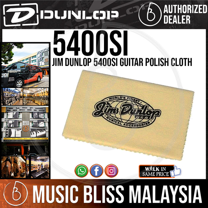 Jim Dunlop 5400SI Guitar Polish Cloth - Music Bliss Malaysia