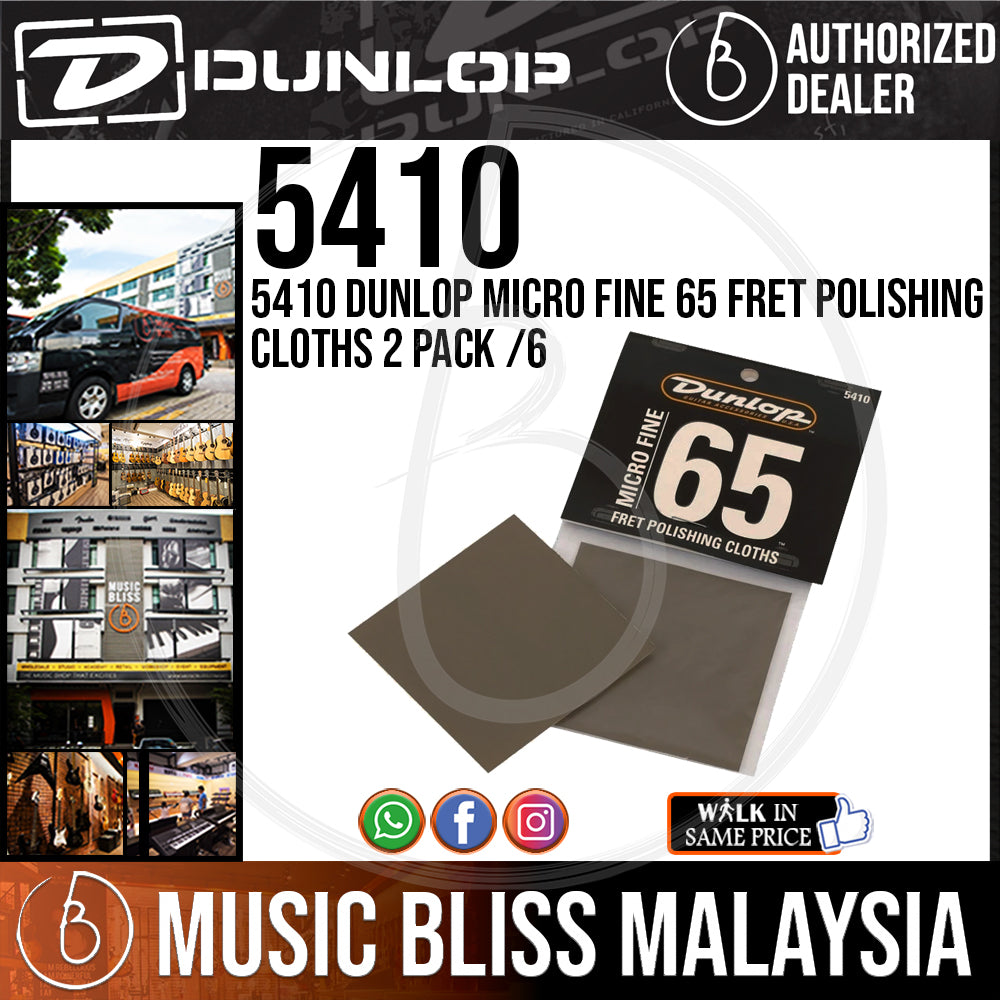 Jim Dunlop 5410 Micro Fine Fret Polishing Cloth Music Bliss Malaysia