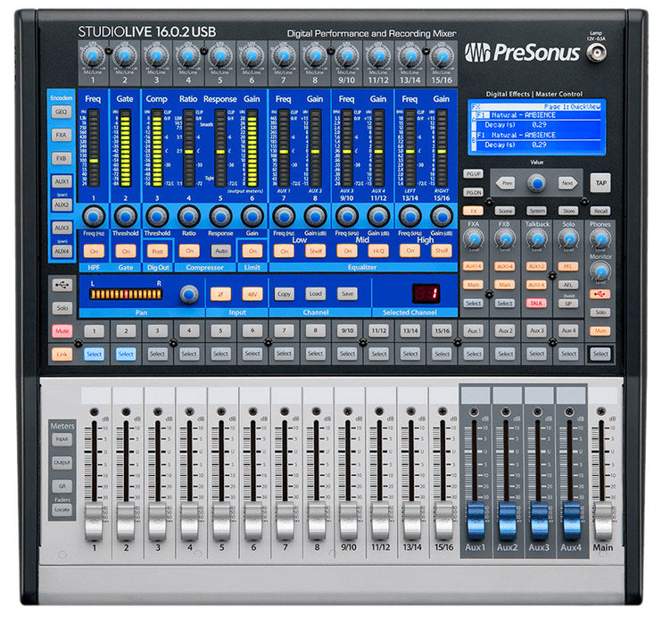 PreSonus StudioLive 16.0.2 USB 16-channel Digital Mixer - Music Bliss Malaysia