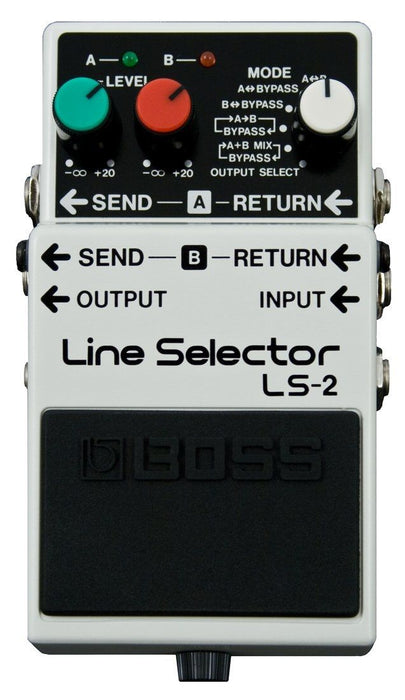 Boss LS-2 Line Selector Guitar Effects Pedal - Music Bliss Malaysia