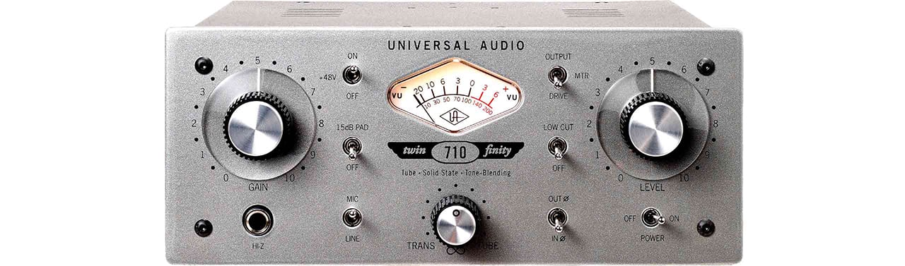 Universal Audio 710 Twin-Finity Microphone Preamp *Crazy Sales Promotion* - Music Bliss Malaysia
