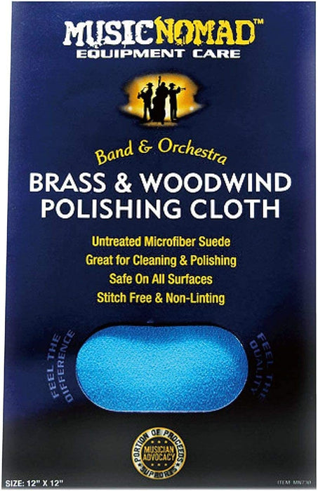 Music Nomad MN730 Brass and Woodwind Premium Microfiber Polishing Cloth (MN-730 / MN 730) - Music Bliss Malaysia