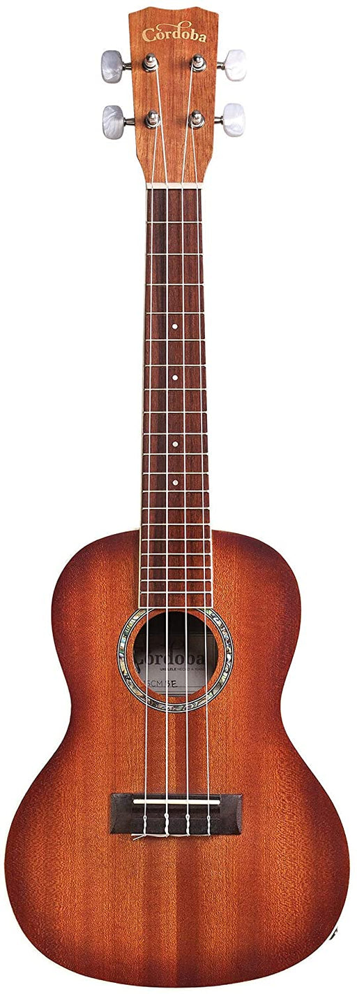 Cordoba 15CM-E Sunburst Concert Ukulele - Mahogany Top, Mahagony Back & Sides with Pickup (15CME) - Music Bliss Malaysia