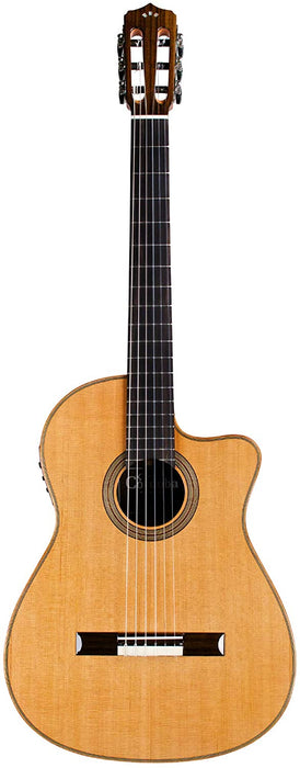 Cordoba Fusion Orchestra CE Cedar - Solid Canadian Cedar Top, Rosewood Back & Sides with Pickup - Music Bliss Malaysia