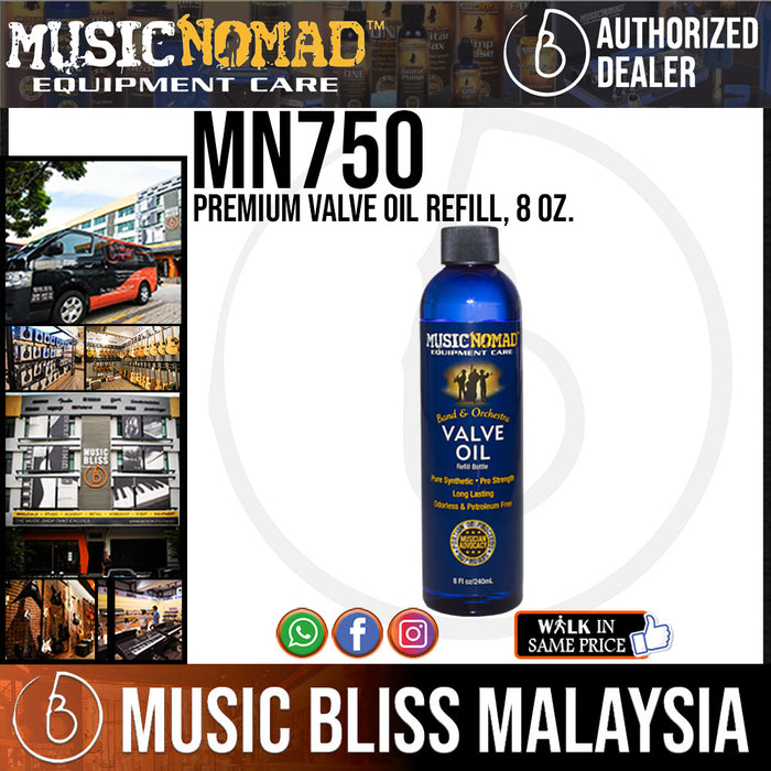 Music Nomad MN750 Premium Valve Oil Refill (MN-750 / MN 750) - Music Bliss Malaysia