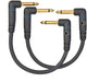 Planet Waves PW-PRA-205 Custom Series Patch Cable, Right Angle, 6 inch (PWPRA205) - Music Bliss Malaysia