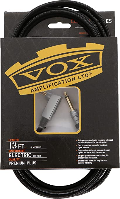 Vox VGC13 13ft Professional Guitar Cable - Music Bliss Malaysia