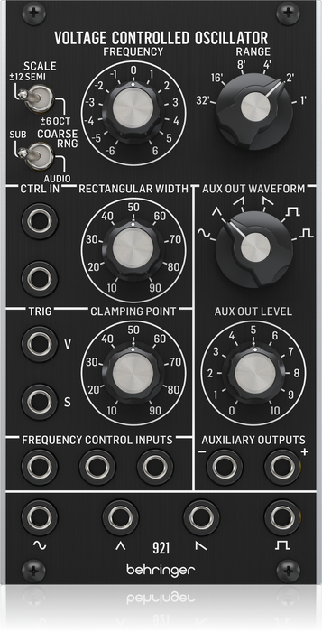 Behringer 921 Voltage Controlled Oscillator Eurorack Module - Music Bliss Malaysia