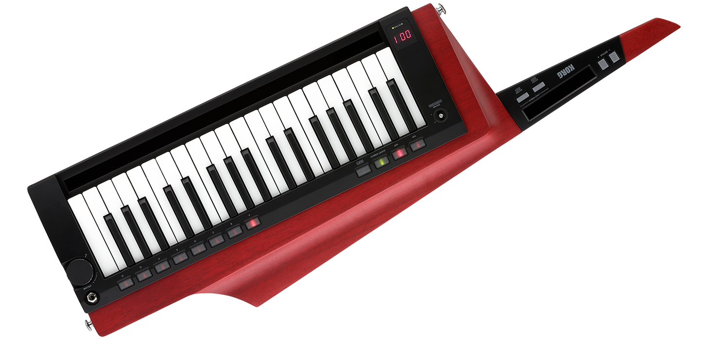 Korg RK-100S 2 Keytar - Translucent Red with 0% Instalment (RK-100S2 / RK100S2) - Music Bliss Malaysia