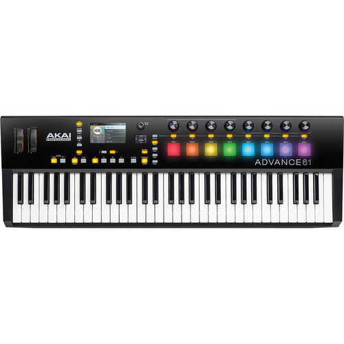 Akai Professional Advance 61 61-Key MIDI Keyboard Controller - Music Bliss Malaysia