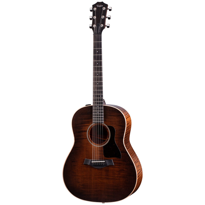Taylor American Dream AD27e Flametop Acoustic-electric Guitar - Woodsmoke *Special Store Promo* - Music Bliss Malaysia