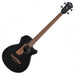 Ibanez AEGB24E AEG Acoustic-electric Bass Guitar - Black High Gloss - Music Bliss Malaysia