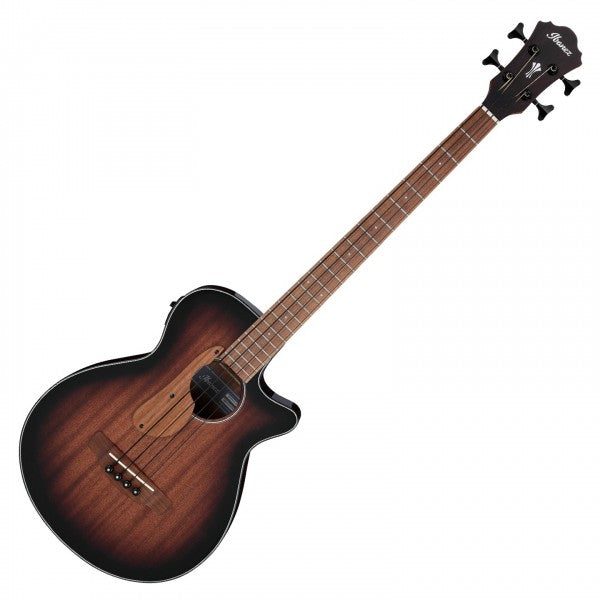 Ibanez AEGB24E AEG Acoustic-electric Bass Guitar - Mahogany Sunburst High Gloss - Music Bliss Malaysia