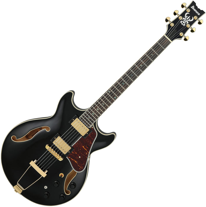 Ibanez Artcore Expressionist AMH90 Hollowbody Electric Guitar - Black - Music Bliss Malaysia