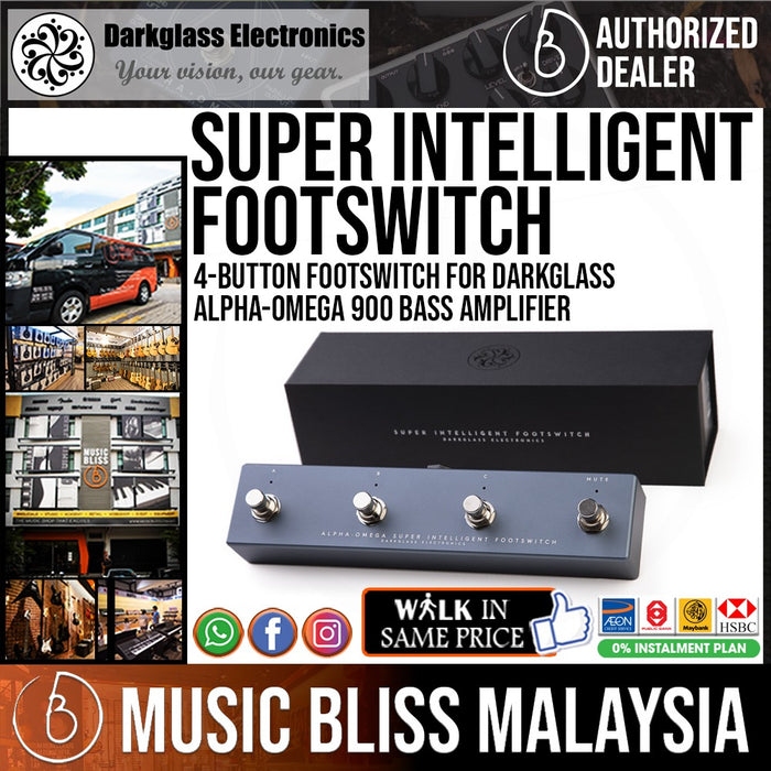 Darkglass Alpha Omega Super Intelligent Footswitch for Alpha-Omega 900 Bass Head - Music Bliss Malaysia