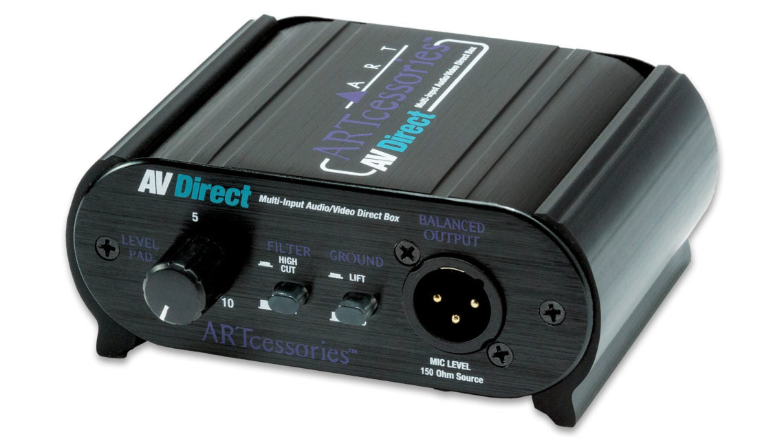 ART AVDirect 1-channel Passive, Multiple Input Direct Box - Music Bliss Malaysia