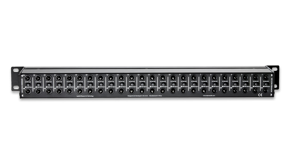 ART P48 48-point Patchbay with 1/4" TRS Jacks and Normal/Half-normal Operation (P-48) *Price Match Promotion* - Music Bliss Malaysia