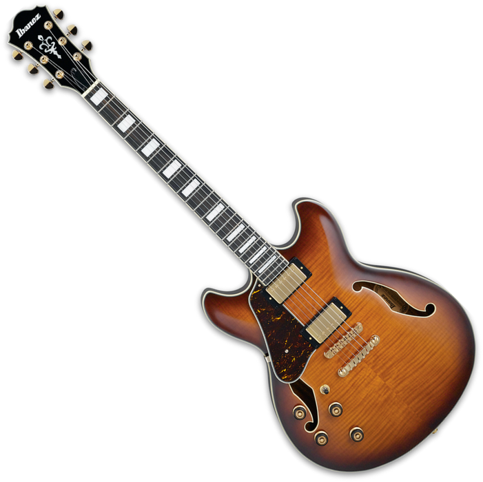 Ibanez Artcore Expressionist AS93FML Left-handed Semi-hollow Electric Guitar - Violin Sunburst - Music Bliss Malaysia