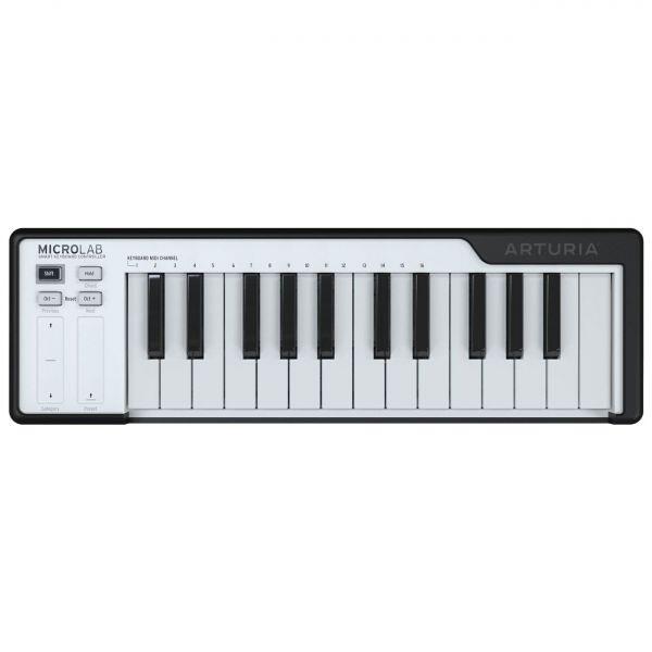 Arturia MicroLab 25-key Keyboard Controller - Black - Music Bliss Malaysia