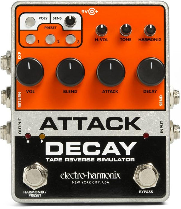 Electro Harmonix Attack Decay Tape Reverse Simulator Pedal (Electro-Harmonix / EHX) *Crazy Sales Promotion* - Music Bliss Malaysia