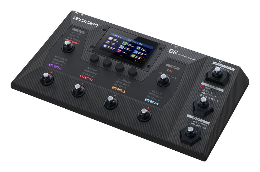 Zoom B6 Bass Multi-effects Processor with 0% Instalment - Music Bliss Malaysia