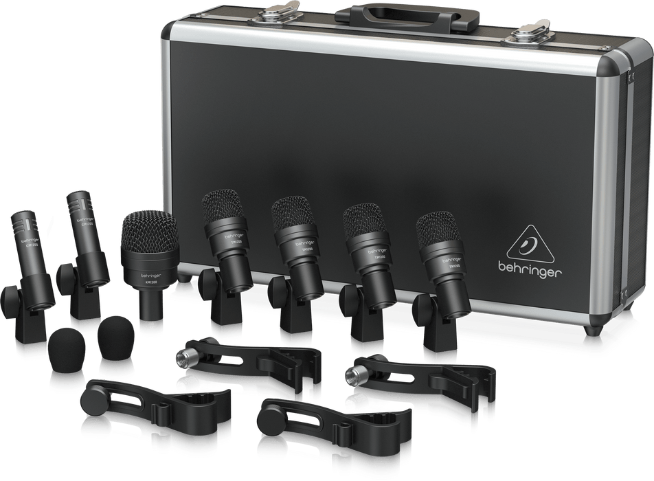 Behringer BC1200 Professional 7-piece Drum Microphone Set (BC 1200 / BC-1200) - Music Bliss Malaysia