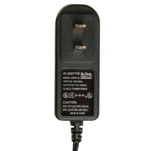 B-Stock On-Stage PA130AC Adapter for Yamaha Keyboards (RECOMMENDED WITH: PSR-E403, YPT-400, EZ-200 AND EZAG) - Music Bliss Malaysia
