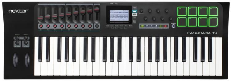Nektar Panorama T4 49-key MIDI Controller Keyboard (Synth Action Keyboard with Aftertouch) - Music Bliss Malaysia