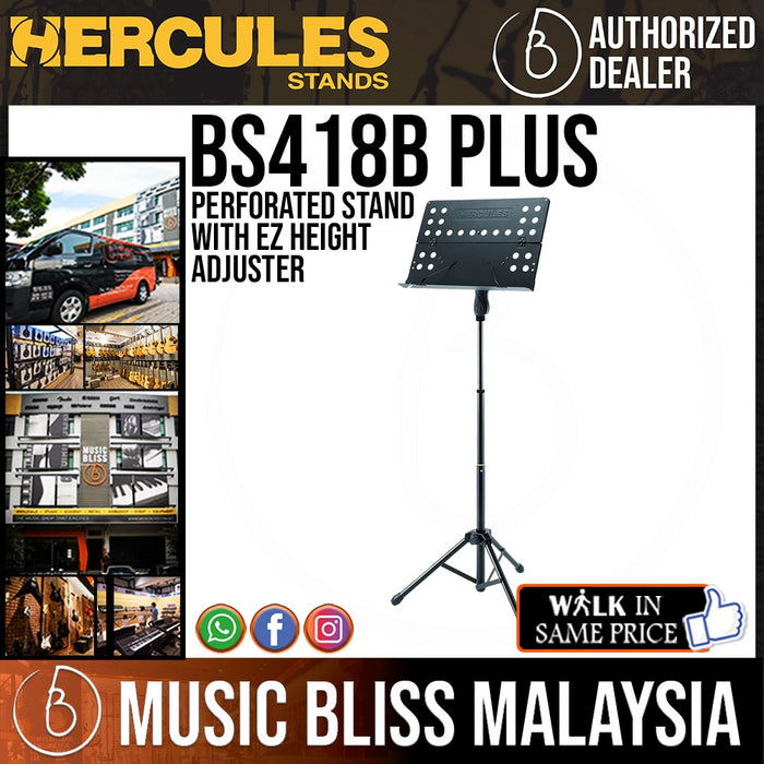 Hercules BS418B PLUS Music Stand - Music Bliss Malaysia