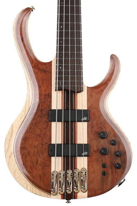 Ibanez Premium BTB1835 Bass Guitar - Natural Shadow Low Gloss - Music Bliss Malaysia