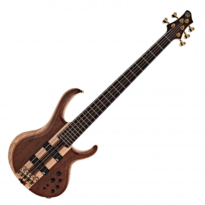 Ibanez Premium BTB1835 Bass Guitar - Natural Shadow Low Gloss - Music Bliss Malaysia