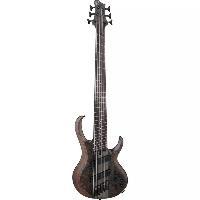 Ibanez BTB806MS 6-string Bass Guitar - Transparent Gray Flat - Music Bliss Malaysia
