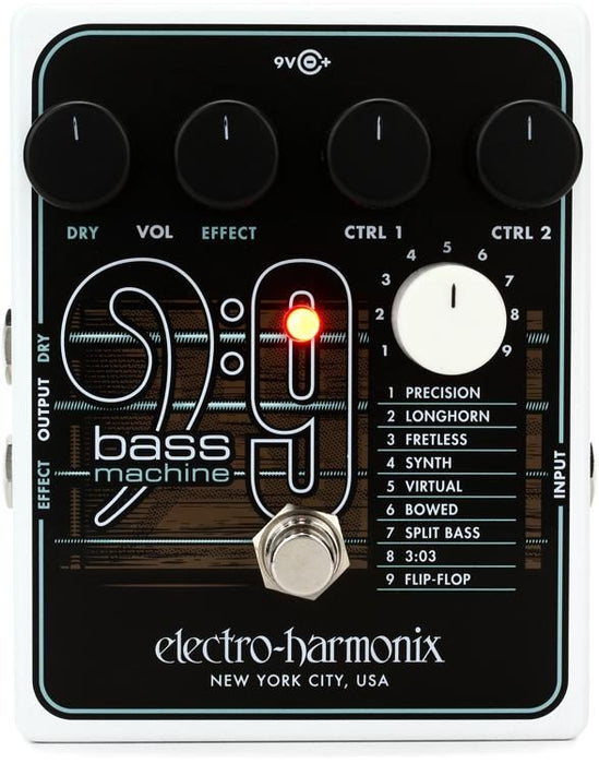 Electro Harmonix Bass9 Bass Machine (Electro-Harmonix / EHX) - Music Bliss Malaysia