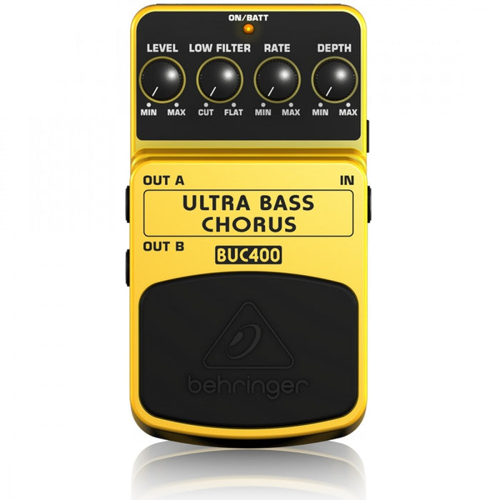 Behringer BUC400 Ultimate Bass Chorus Effects Pedal (BUC-400) - Music Bliss Malaysia