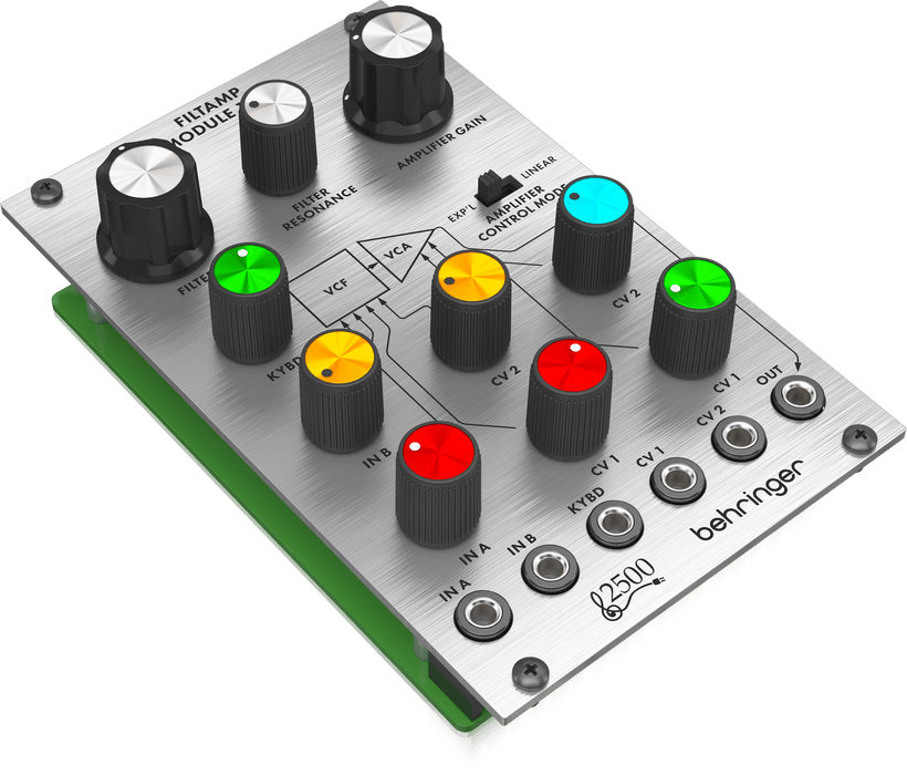 Behringer 1006 Filtamp 24 dB Low-Pass VCF and VCA Eurorack Module - Music Bliss Malaysia