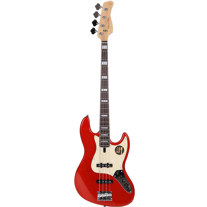 Sire (2nd Gen) Marcus Miller V7 Alder 4-String Signature Bass Guitar - Bright Metallic Red - Music Bliss Malaysia