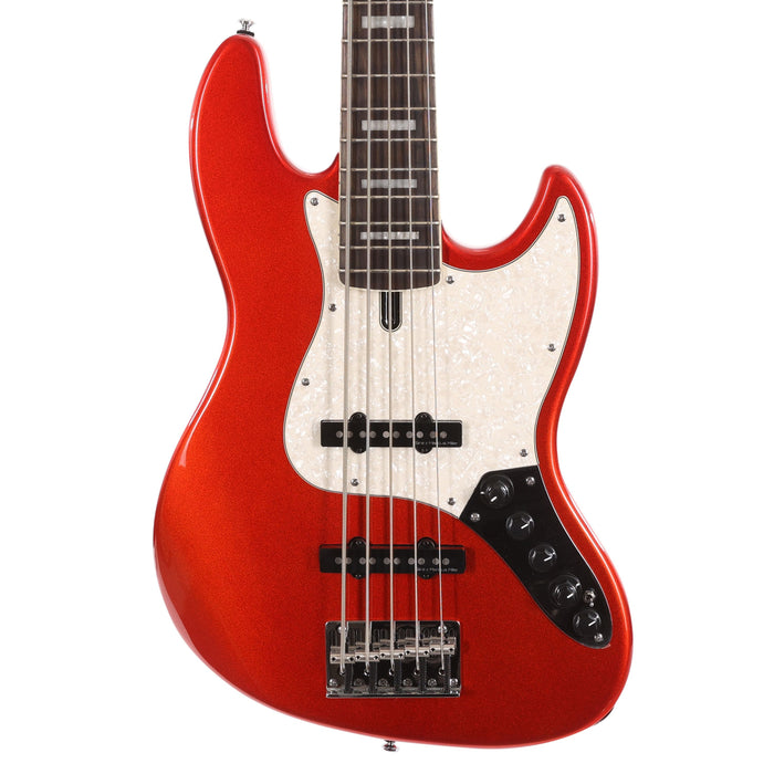 Sire (2nd Gen) Marcus Miller V7 Alder 5-String Signature Bass Guitar - Bright Metallic Red - Music Bliss Malaysia